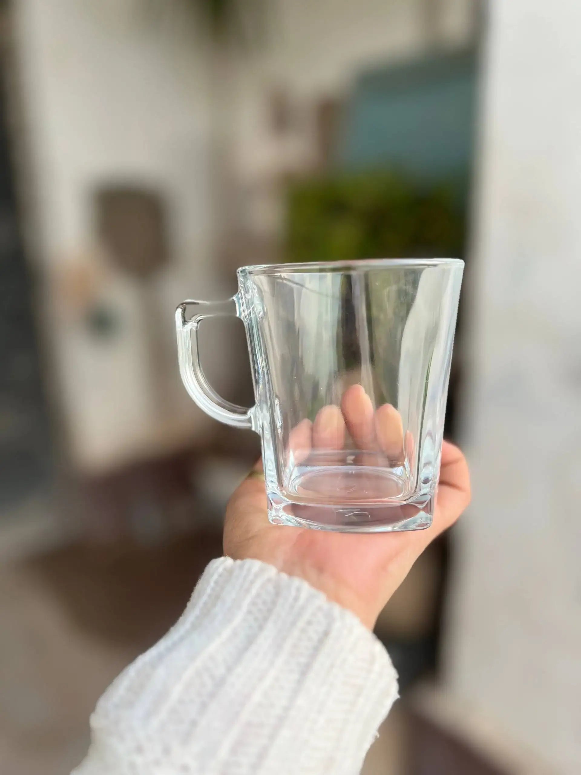 Glass Tea Cup – 300 ml | Customization Options - WE PRINT