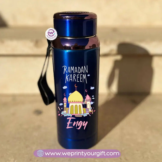 Thermal Bottle Stainless Steel with Infuser – 800ml | Ramadan Design - WE PRINT