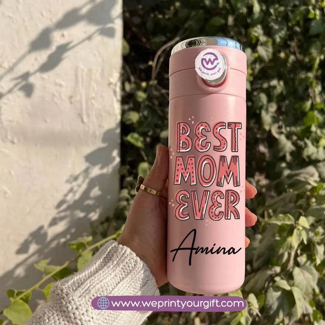 Stainless Steel Thermal Mug with Digital Temperature Display – 420ml Mother’s Day Designs - WE PRINT