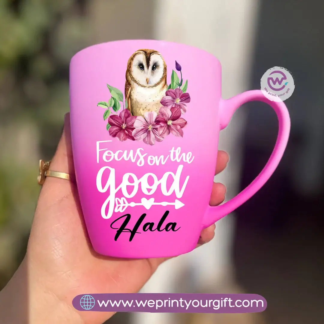 Two-Tone Ceramic Mug – 350 ml | Motivational Digital Art Designs - WE PRINT