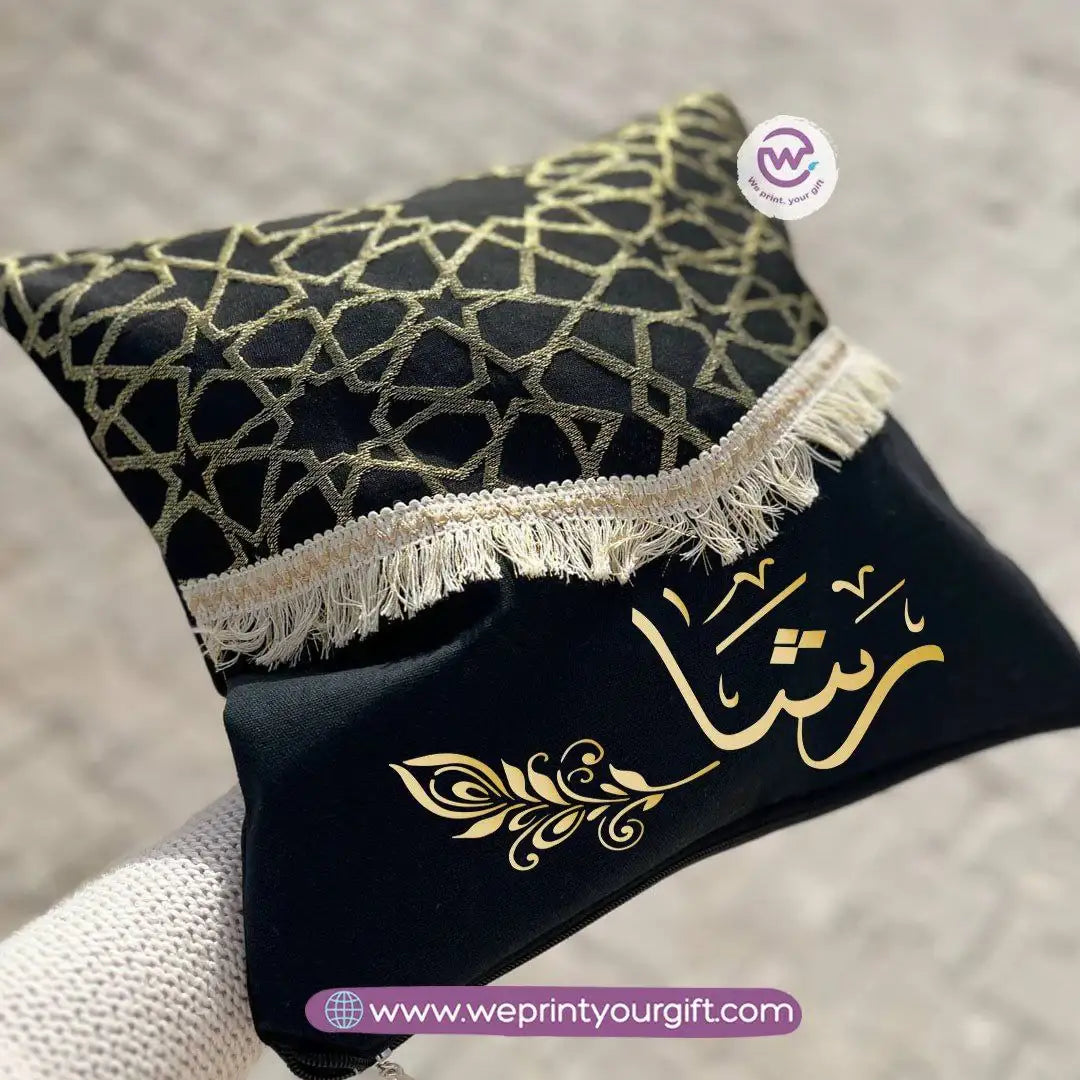 Islamic Pattern Arabic Name Cushion – 40 × 40 cm - WE PRINT