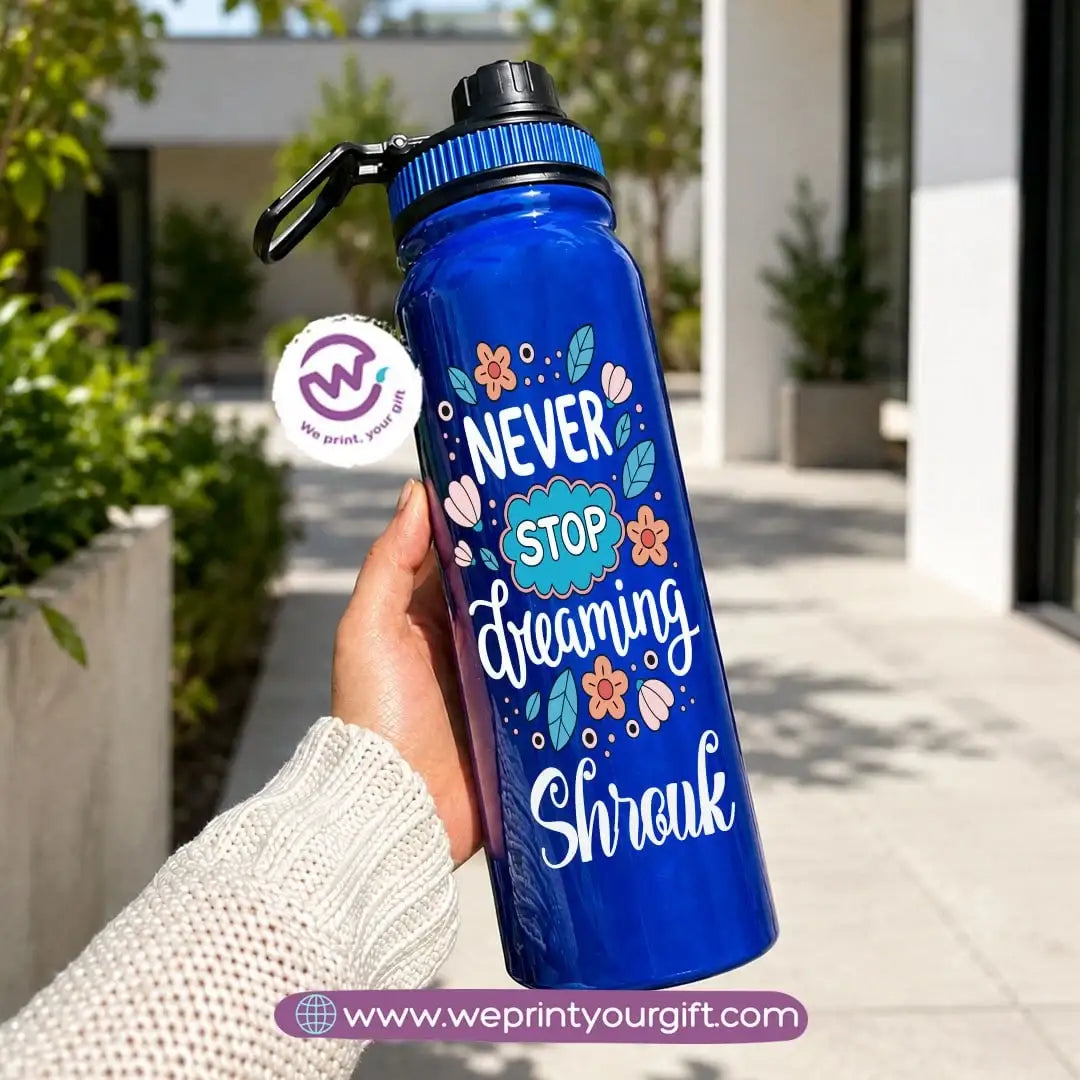 Sports Thermal Bottle with Motivational Designs – 800 ml & 1000 ml