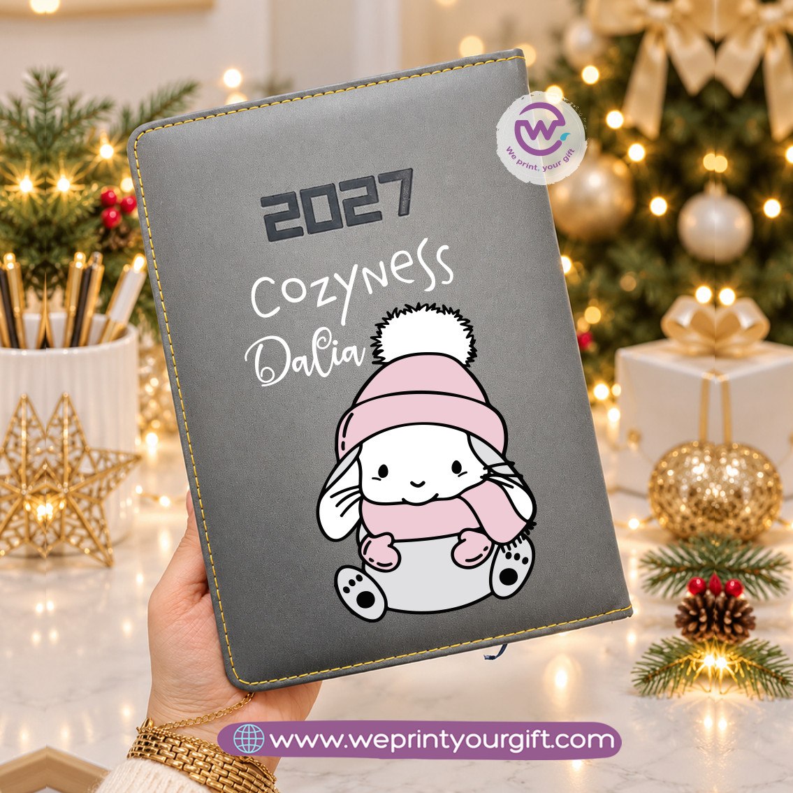 Christmas Magic 2027 Daily Agenda – Personalized Holiday Diary & Yearly Organizer
