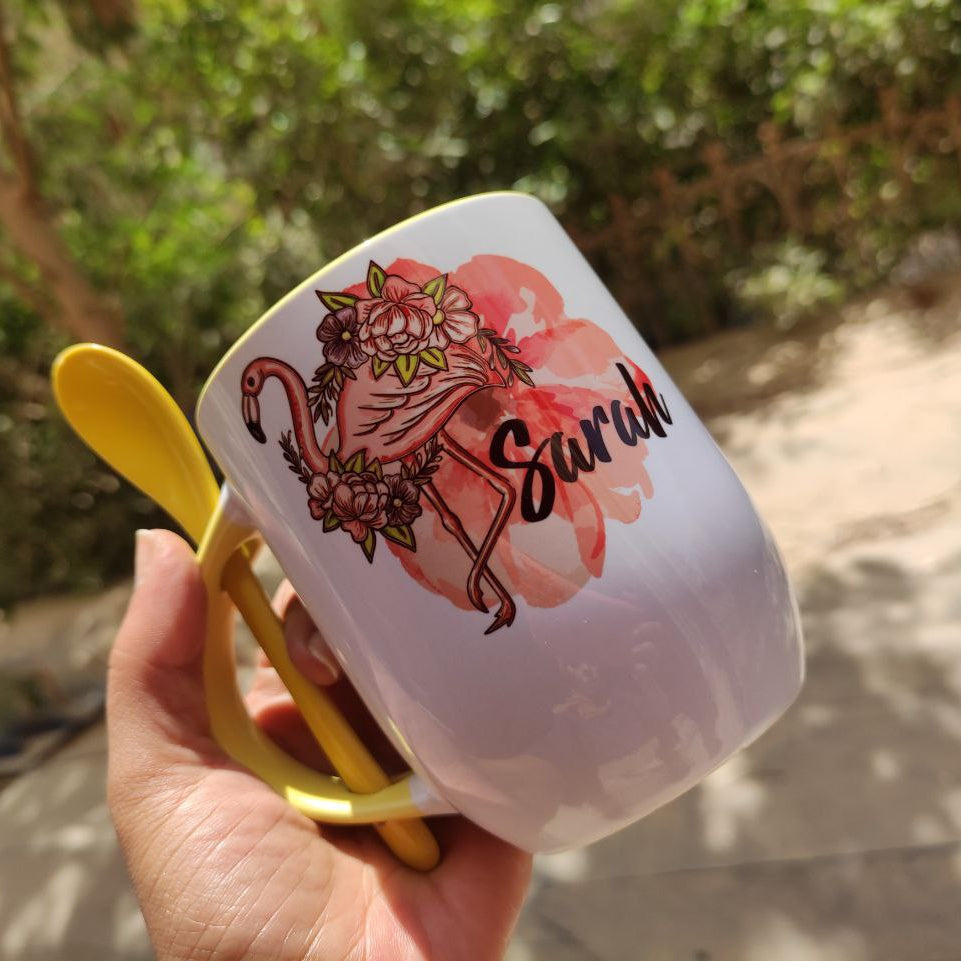 Premium Custom Mug with Spoon - Buy 2 Get 1 Free