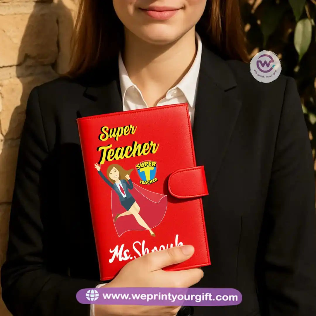 leather wallet for women- Teacher