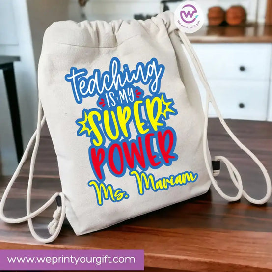 حقيبة برباط - معلم