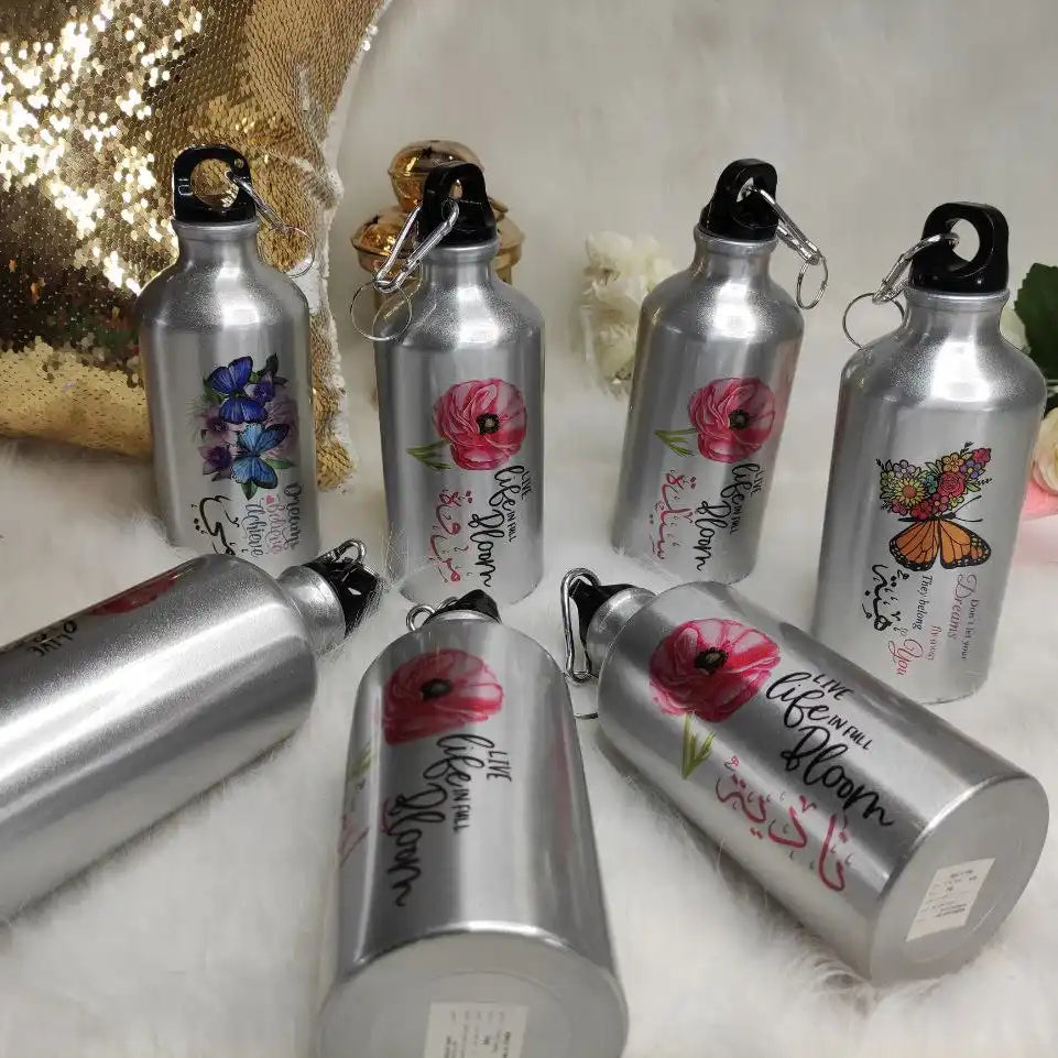 Silver  Aluminum Water Bottle –  Buy 2 Get 1 Free
