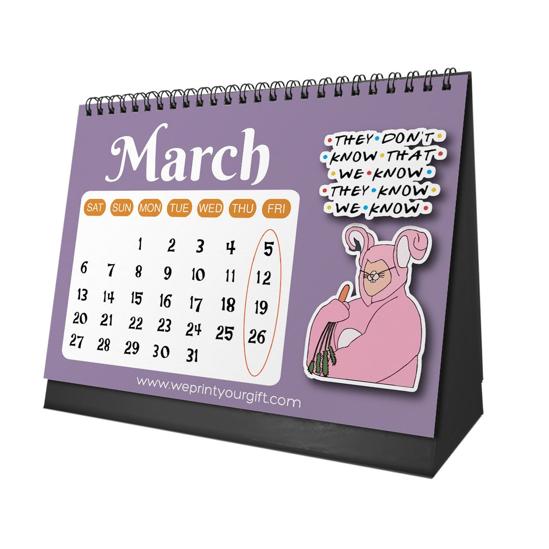 Friends 2027 Desk Calendar – Coffee, Quotes & Favourite Memories