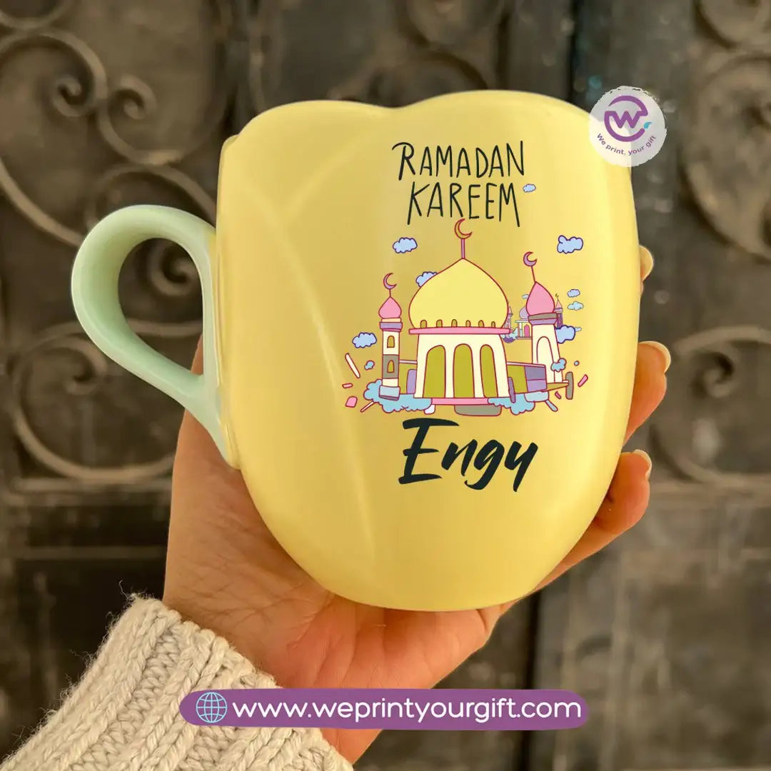 Tulip Flower Mug – 300 ml | Ramadan Design - WE PRINT