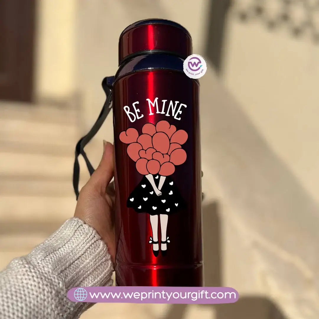 ❤️ Thermal Bottle Stainless Steel with Infuser – 800ml | Valentine Design - WE PRINT