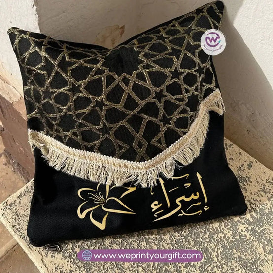 Islamic Pattern Arabic Name Cushion – 40 × 40 cm - WE PRINT