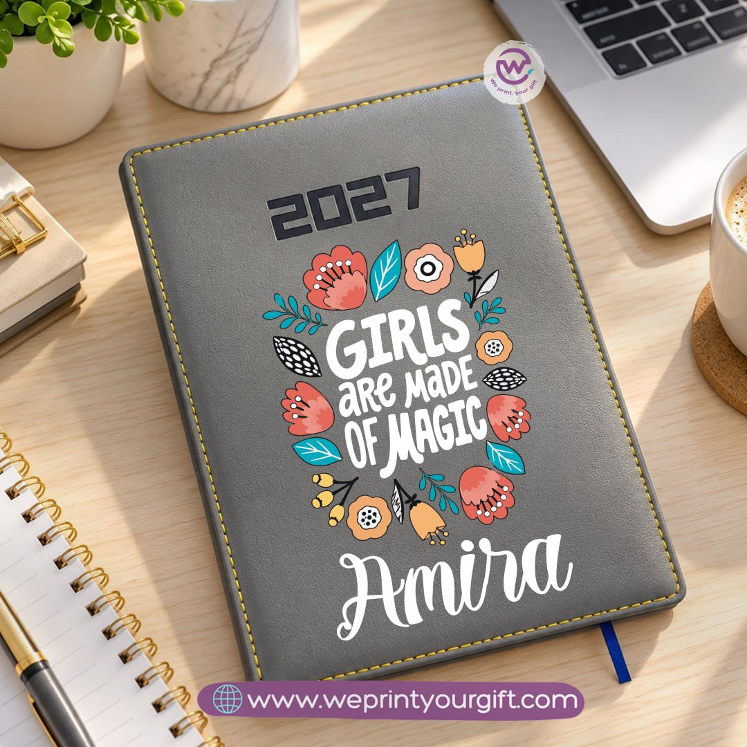 Motivational Quotes 2027 Daily Planner – Personalized Agenda & Diary with Inspirational Designs