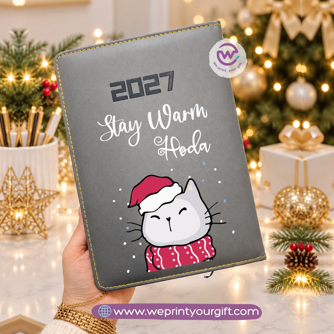 Christmas Magic 2027 Daily Agenda – Personalized Holiday Diary & Yearly Organizer
