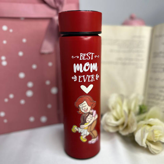 Digital Stainless Steel Thermos with Touch Screen –Sticker Print-Buy 2 Get 1 free