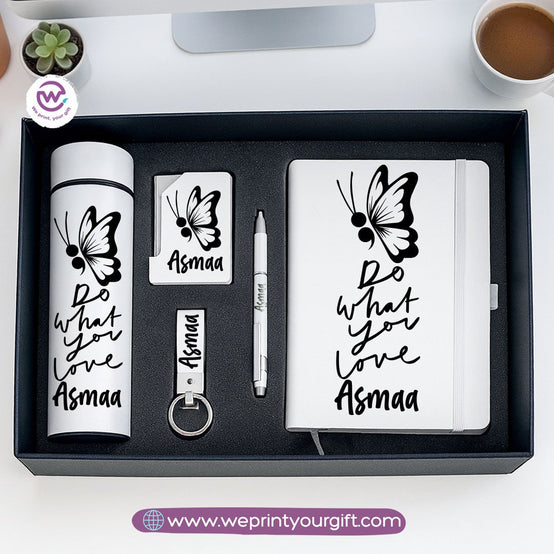 Elegant Personalized Motivation Gift Box with Custom Name – 5-Piece Inspiring Set
