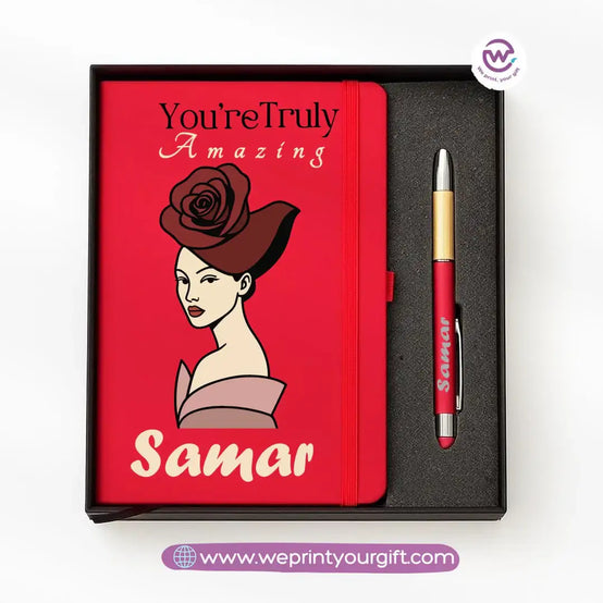 🎨 Digital Art Personalized Gift Box with Notebook & Metal Pen - WE PRINT