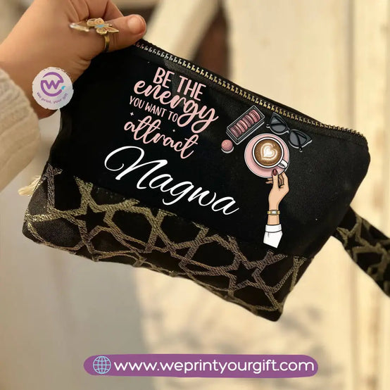 Pencil Case with Islamic Patterns & Tassels | Motivational Digital Art Designs – 17 × 23 cm - WE PRINT