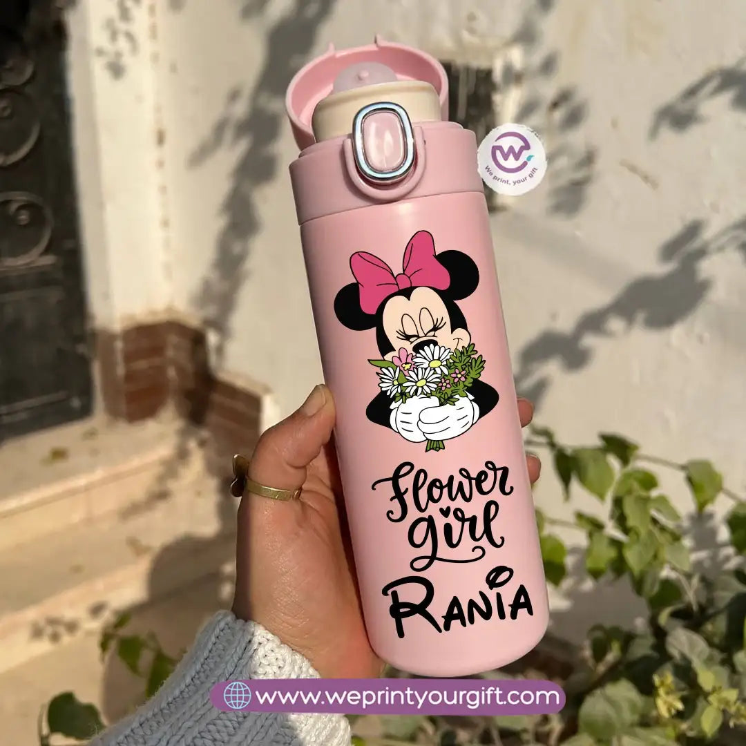 Stainless Steel Thermal Mug with Digital Temperature Display – 420ml -Minnie Mouse - WE PRINT