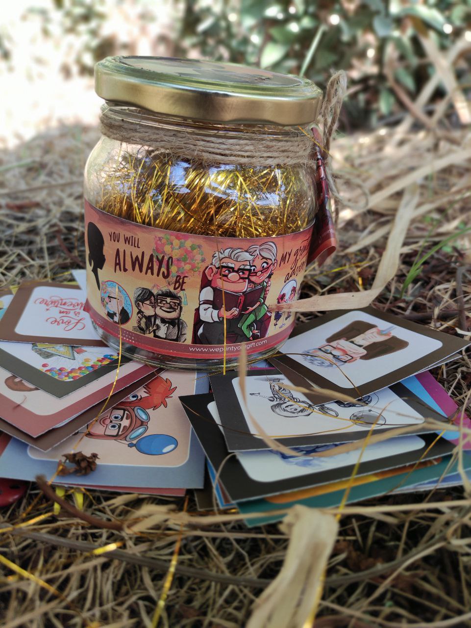 UP Cartoon  Jar