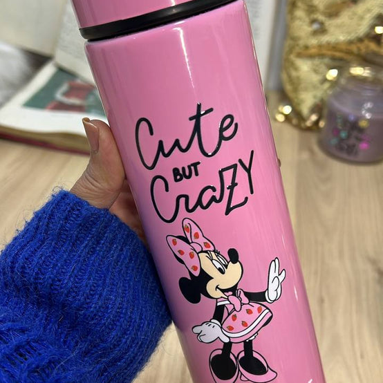 Digital Stainless Steel Thermos with Touch Screen –Sticker Print-Buy 2 Get 1 free