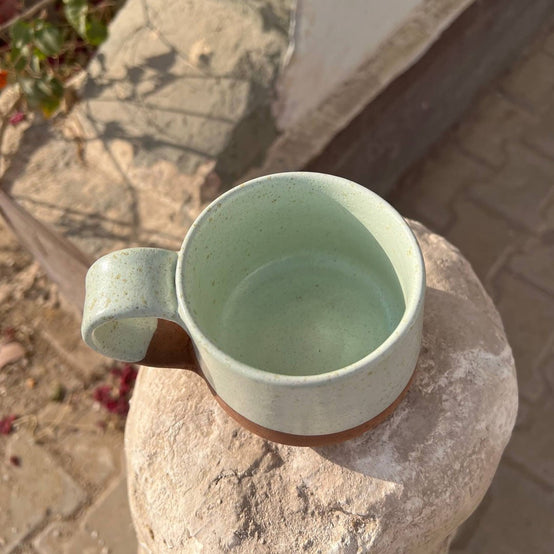 The Earth Pottery Mug – Handmade | 300 ml -Customization Options
