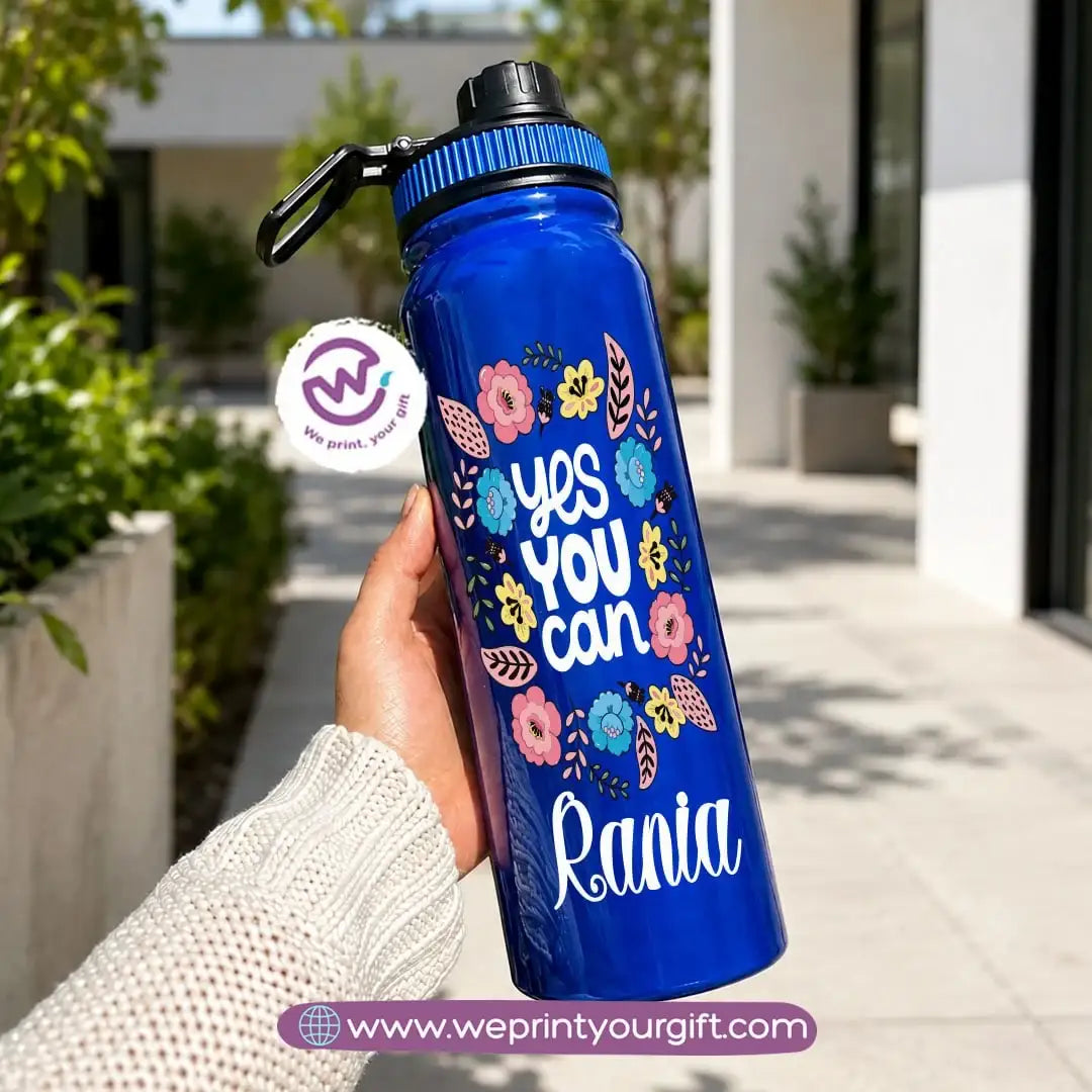 Sports Thermal Bottle with Motivational Designs – 800 ml & 1000 ml