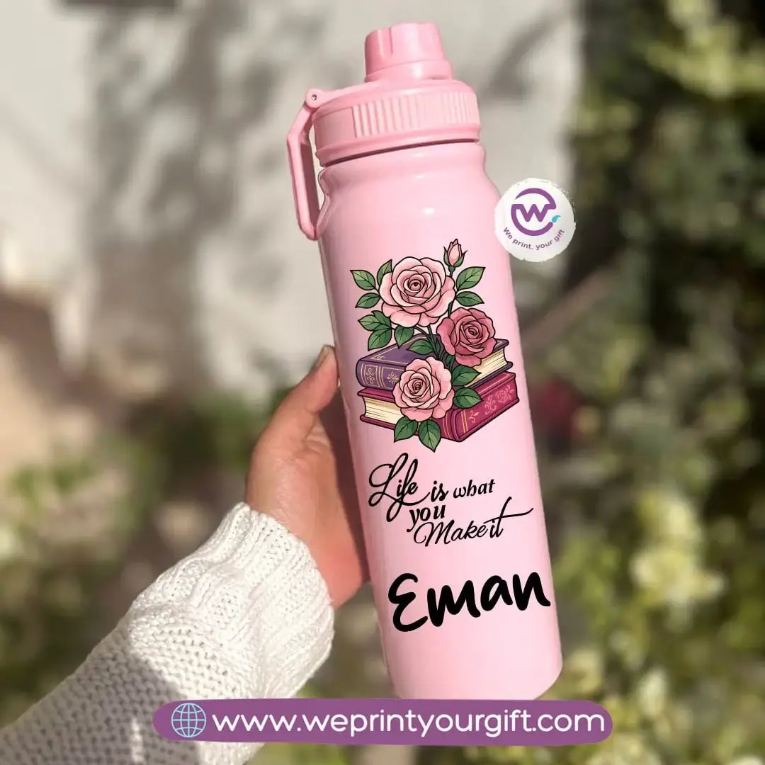 Sports Thermal Bottle with Digital Art Designs – 800 ml & 1000 ml