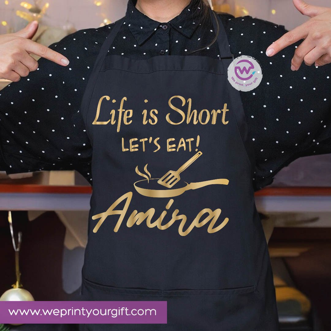 Cooking & Kitchen Apron – Heavy Cotton Apron with Front Pocket and Adjustable Tie