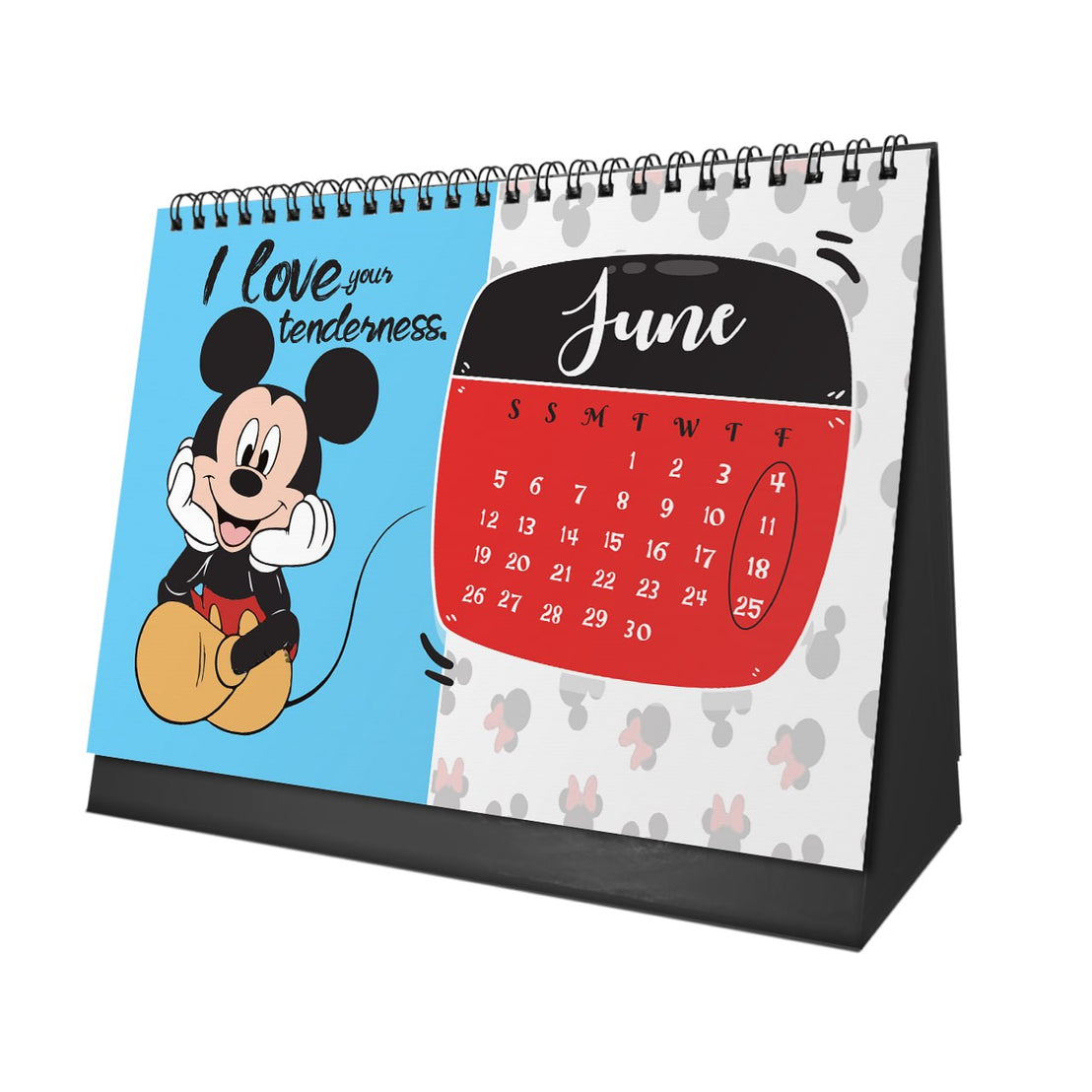 Minnie Mouse 2027 Desk Calendar – Bows, Dots & Happy Days