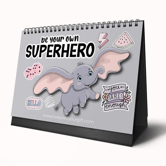 Happy Elephant 2027 Desk Calendar – Little Smiles, Bright Beginnings