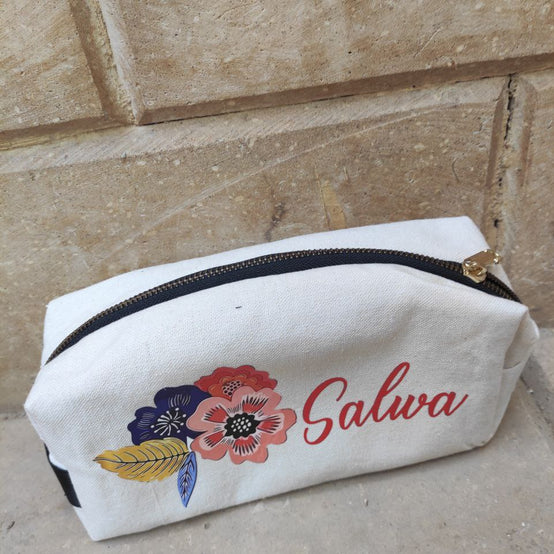 حقيبة مكياج صندوقية - بدون بطانة داخلية - اشترِ 2 واحصل على 1 مجانًا