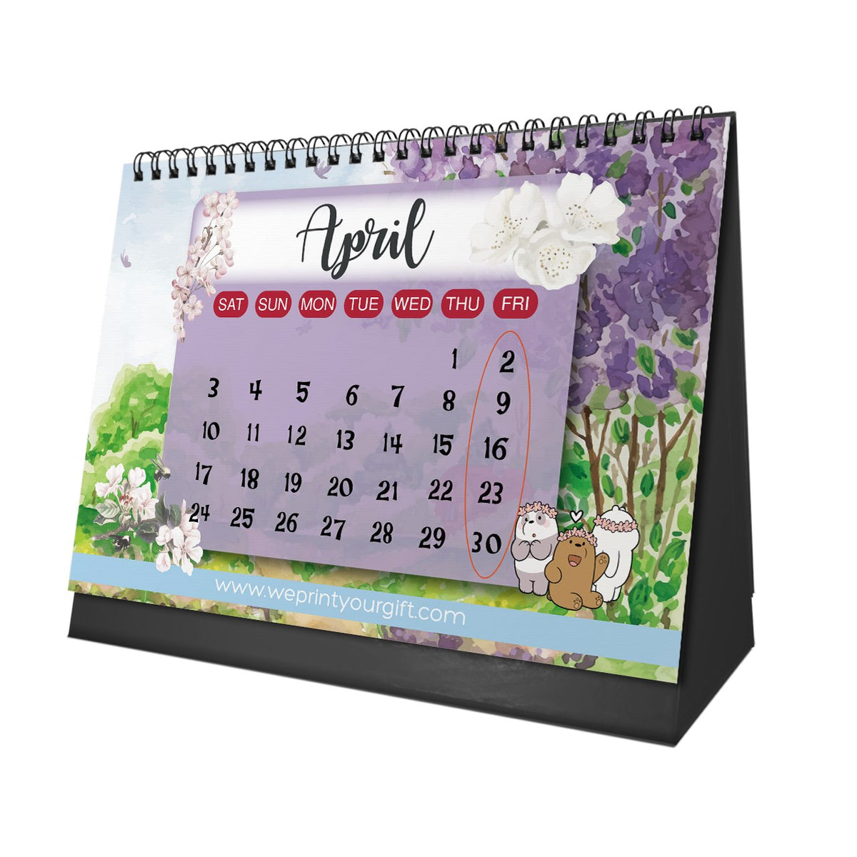 We Bare Bears 2027 Desk Calendar – A Year with Your Favourite Trio