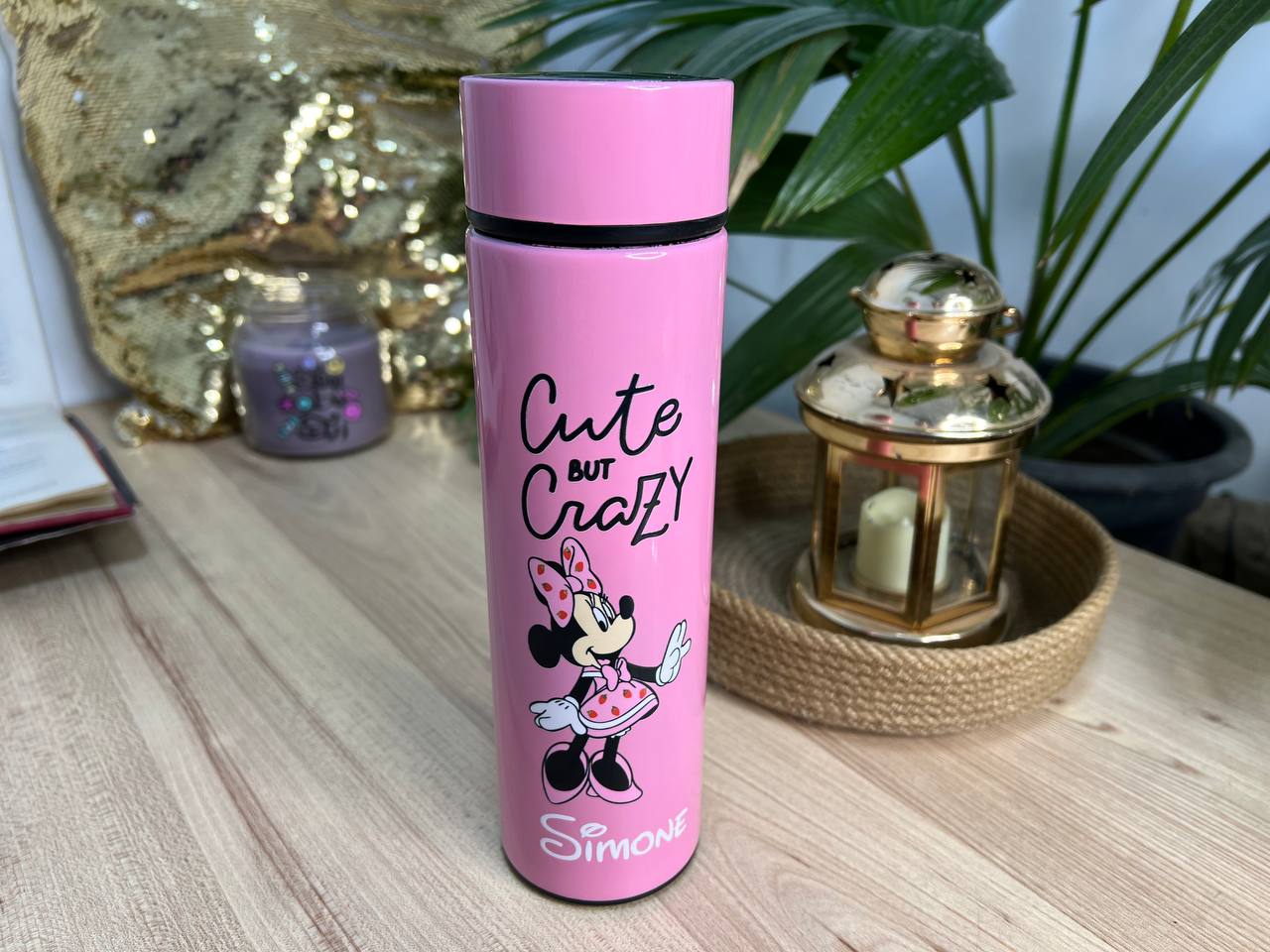 Digital Stainless Steel Thermos with Touch Screen –Sticker Print-Buy 2 Get 1 free