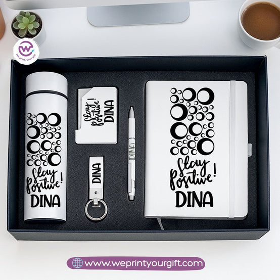 Personalized Inspirational Gift Box with Name – 5-Piece Elegant Motivation Set