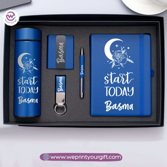 Luxury Personalized Gift Box – 5-Piece Customized Set with Name | We Print Your Gift
