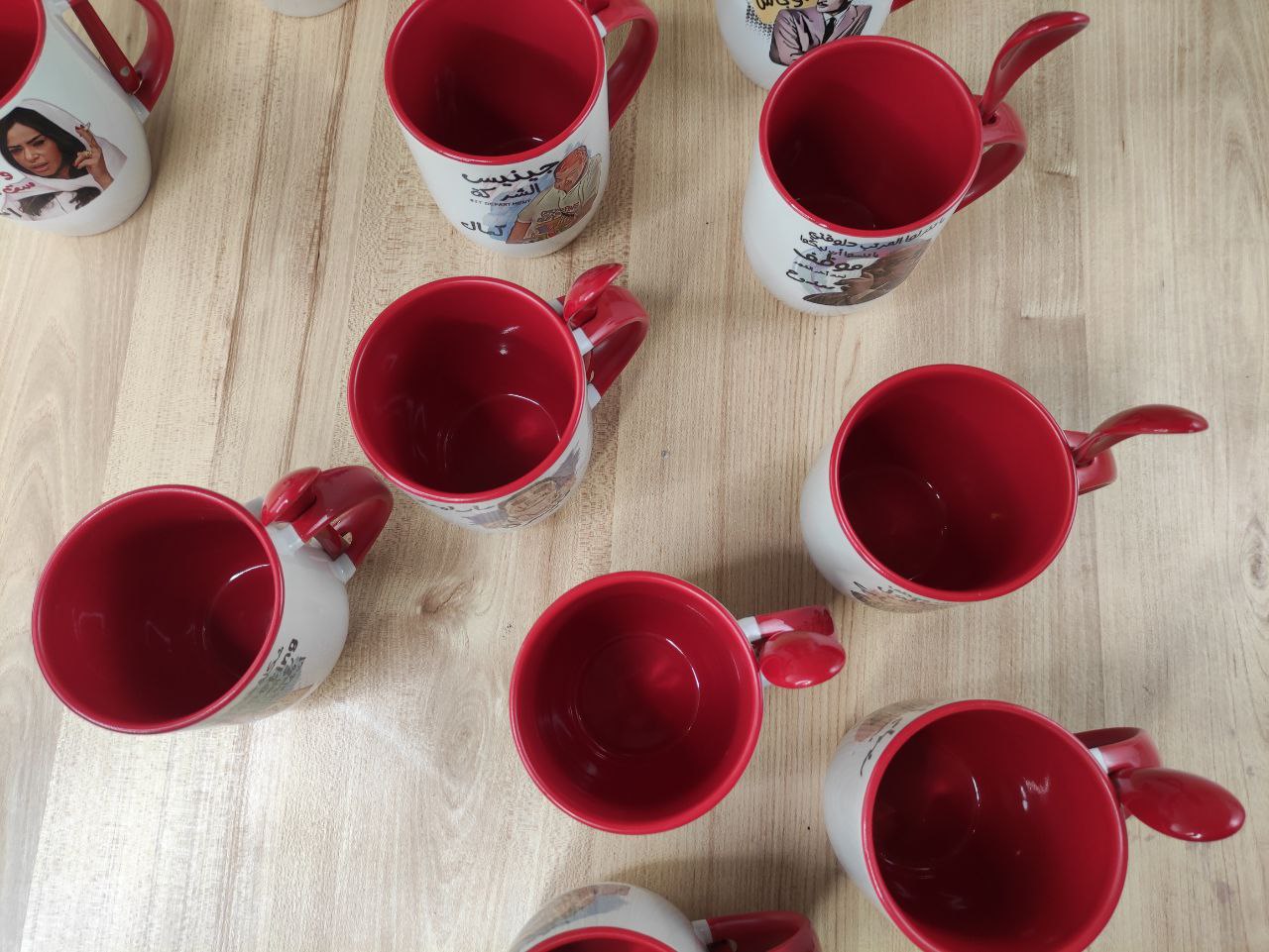 Red Mug with Spoon- Buy 2 get 1 Free