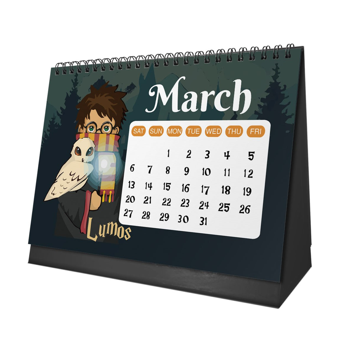 Harry Potter 2027 Desk Calendar – A Year of Wizarding Wonder