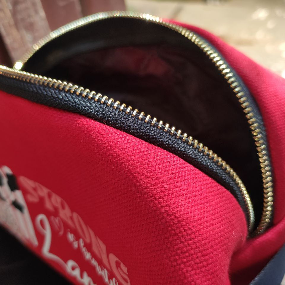 Boxy Makeup Bag- With Inner Lining  - Buy 2 Get 1 Free