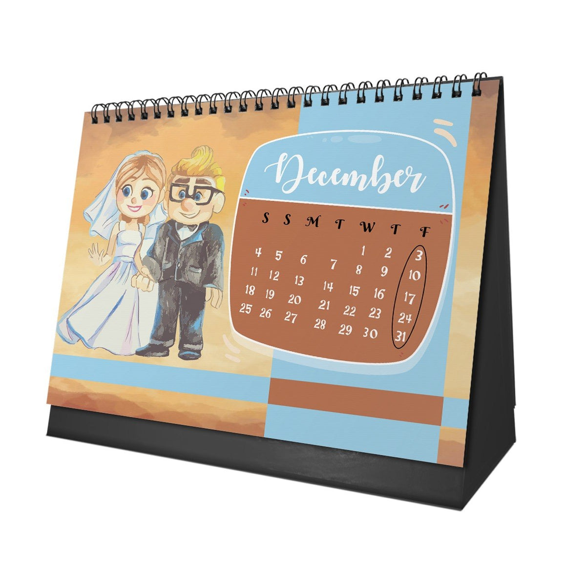 Up 2027 Desk Calendar – Carl & Ellie’s Love and Adventures