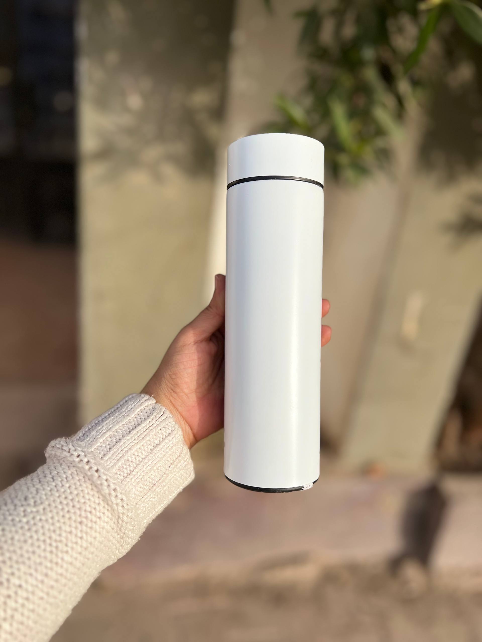 Personalized Digital Stainless Steel Thermos  – 500 ml -Customization Options