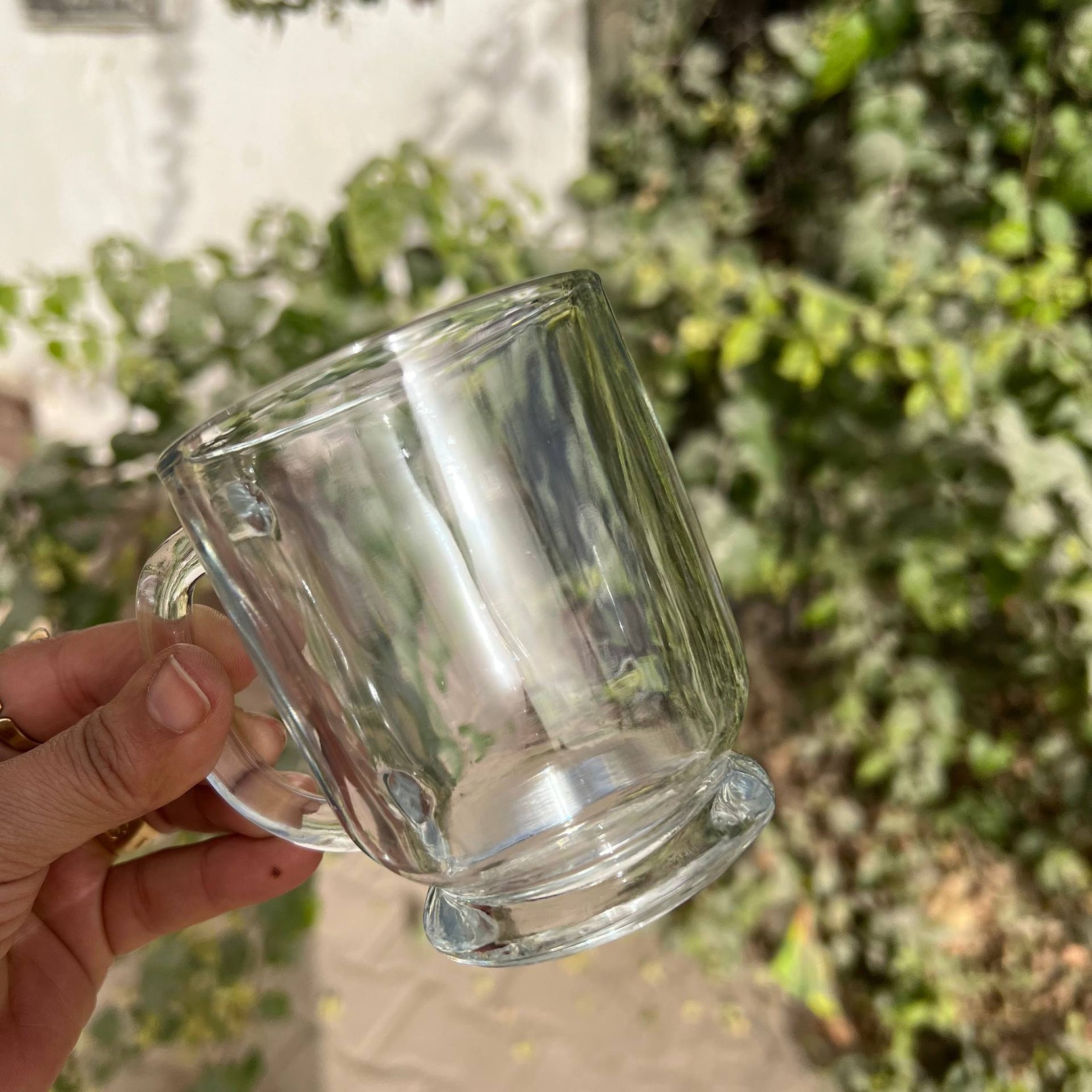 Clear Glass Espresso Coffee Cup – 250 ml | Customization Options