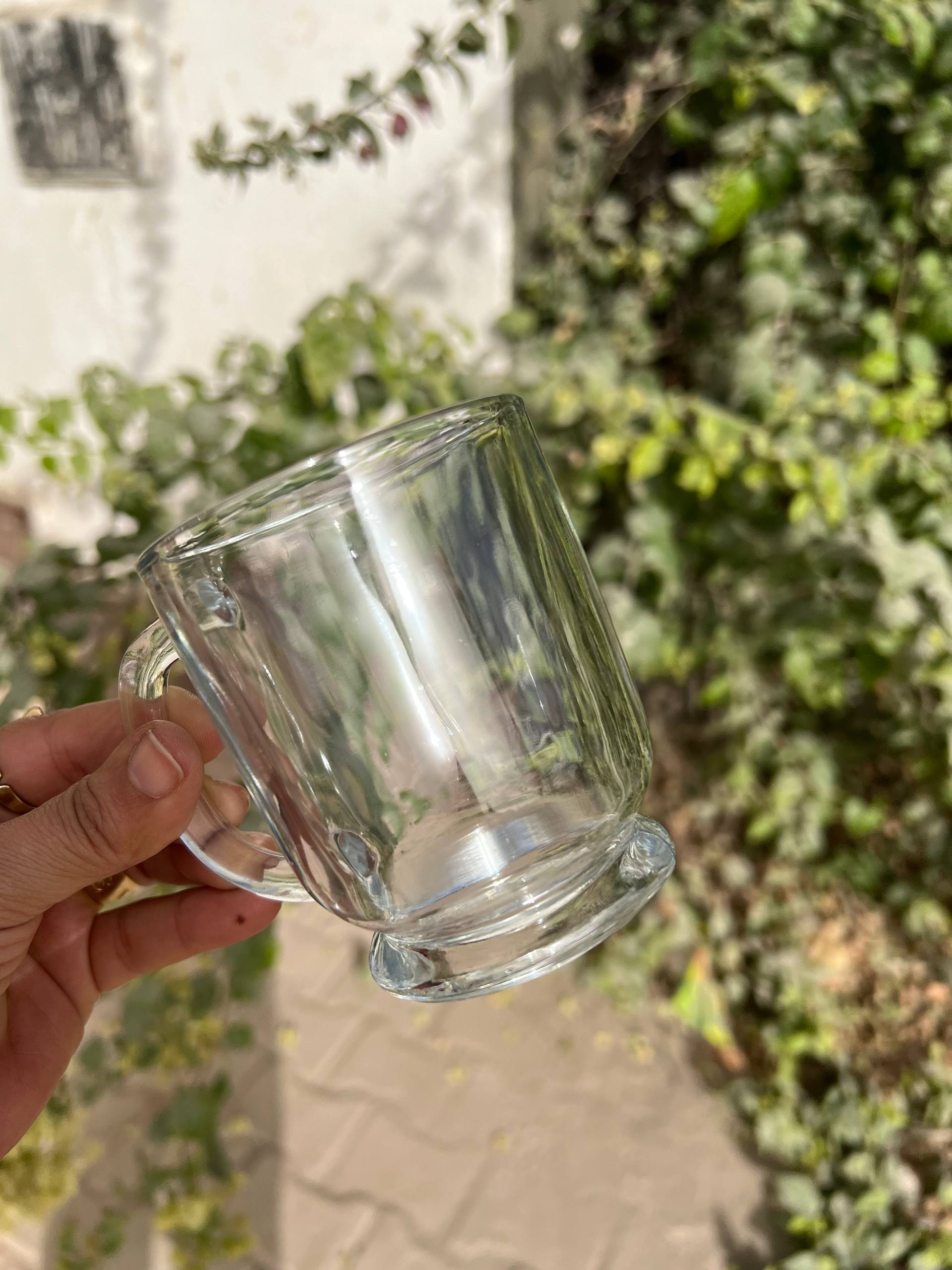 Clear Glass Espresso Coffee Cup – 250 ml | Customization Options