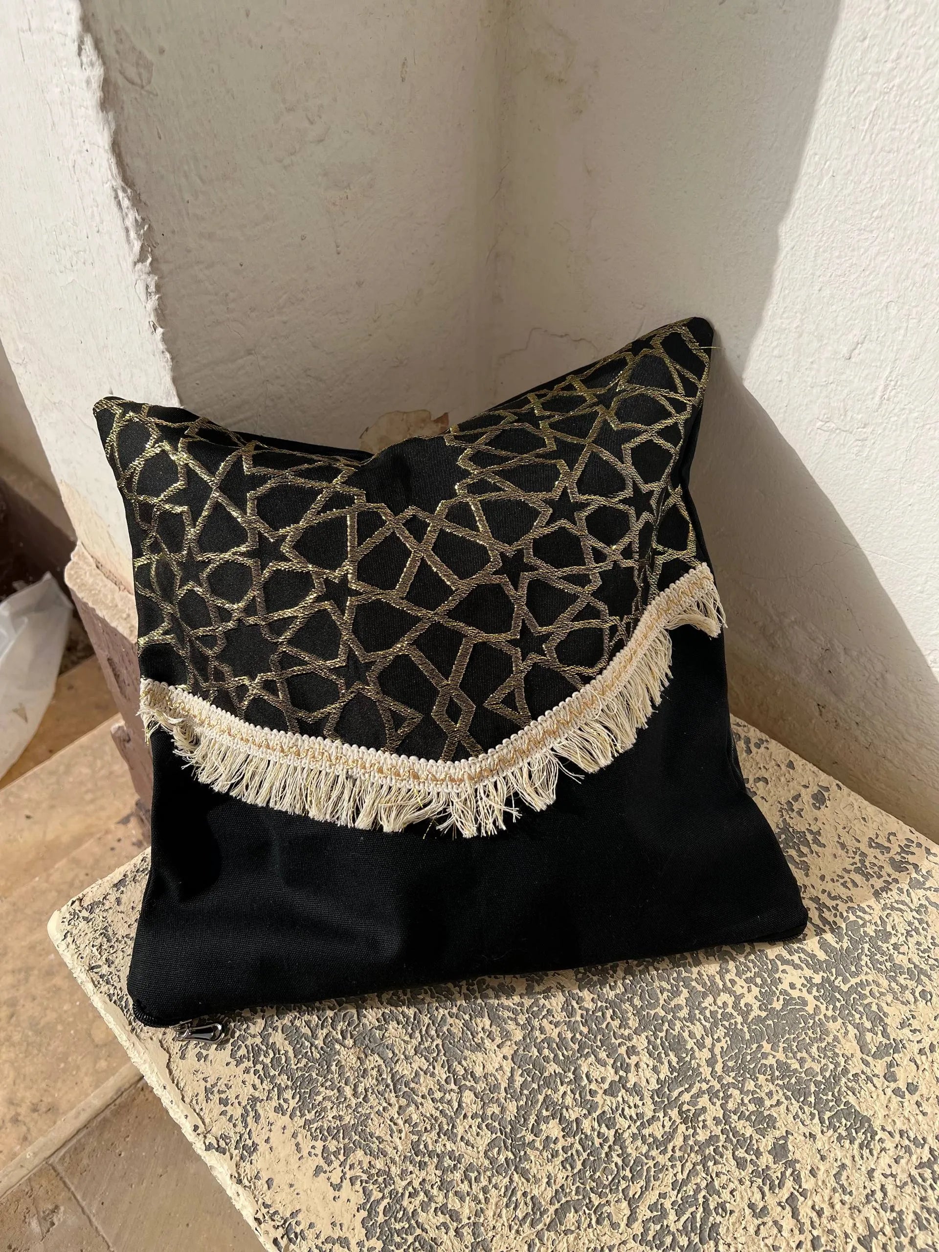 Islamic Pattern Cushion – 40 × 40 cm - Customization Options - WE PRINT