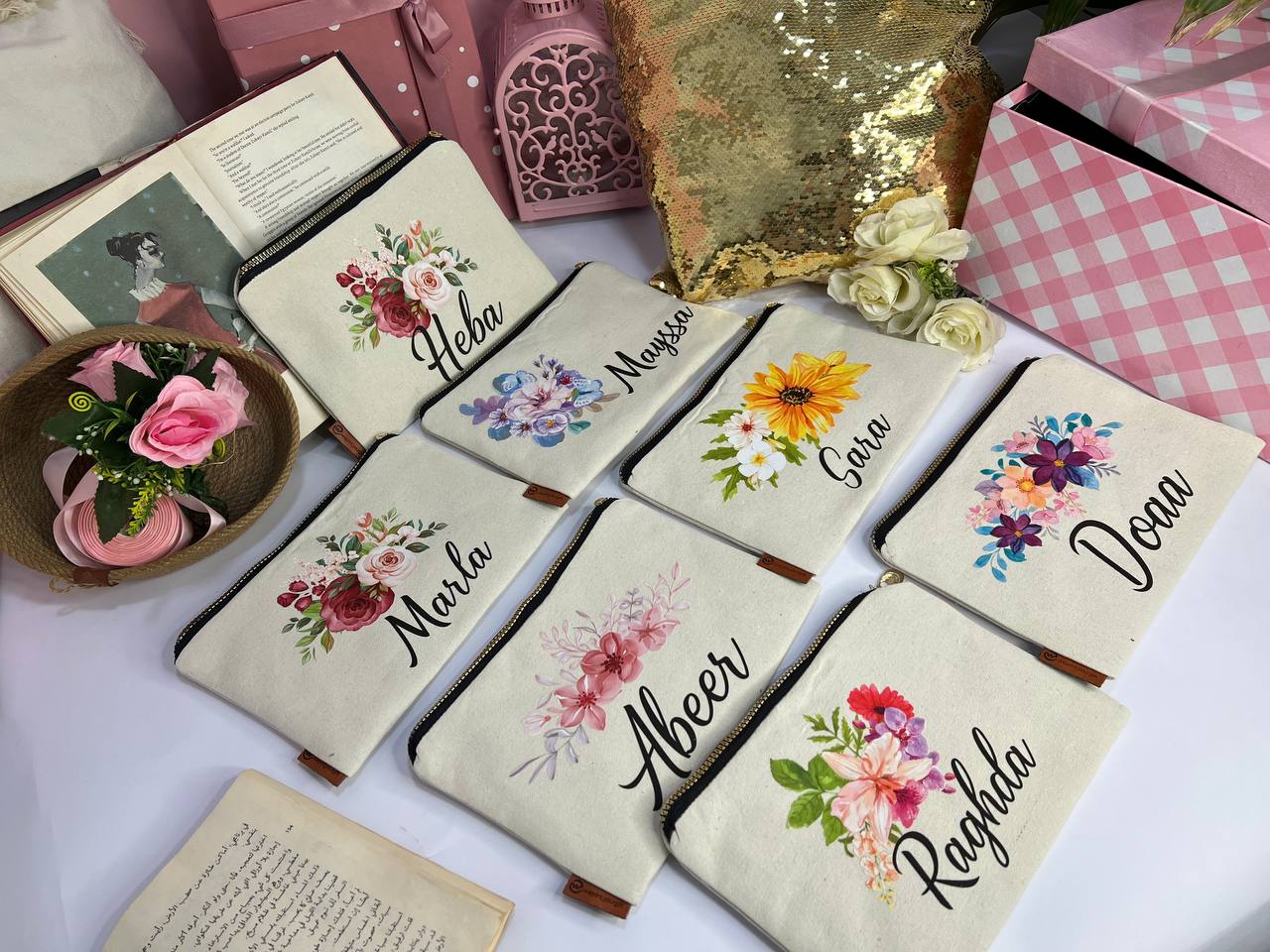 Makeup Bag & Fabric Pouch – Without Inner Lining  - Buy 2 Get 1 Free