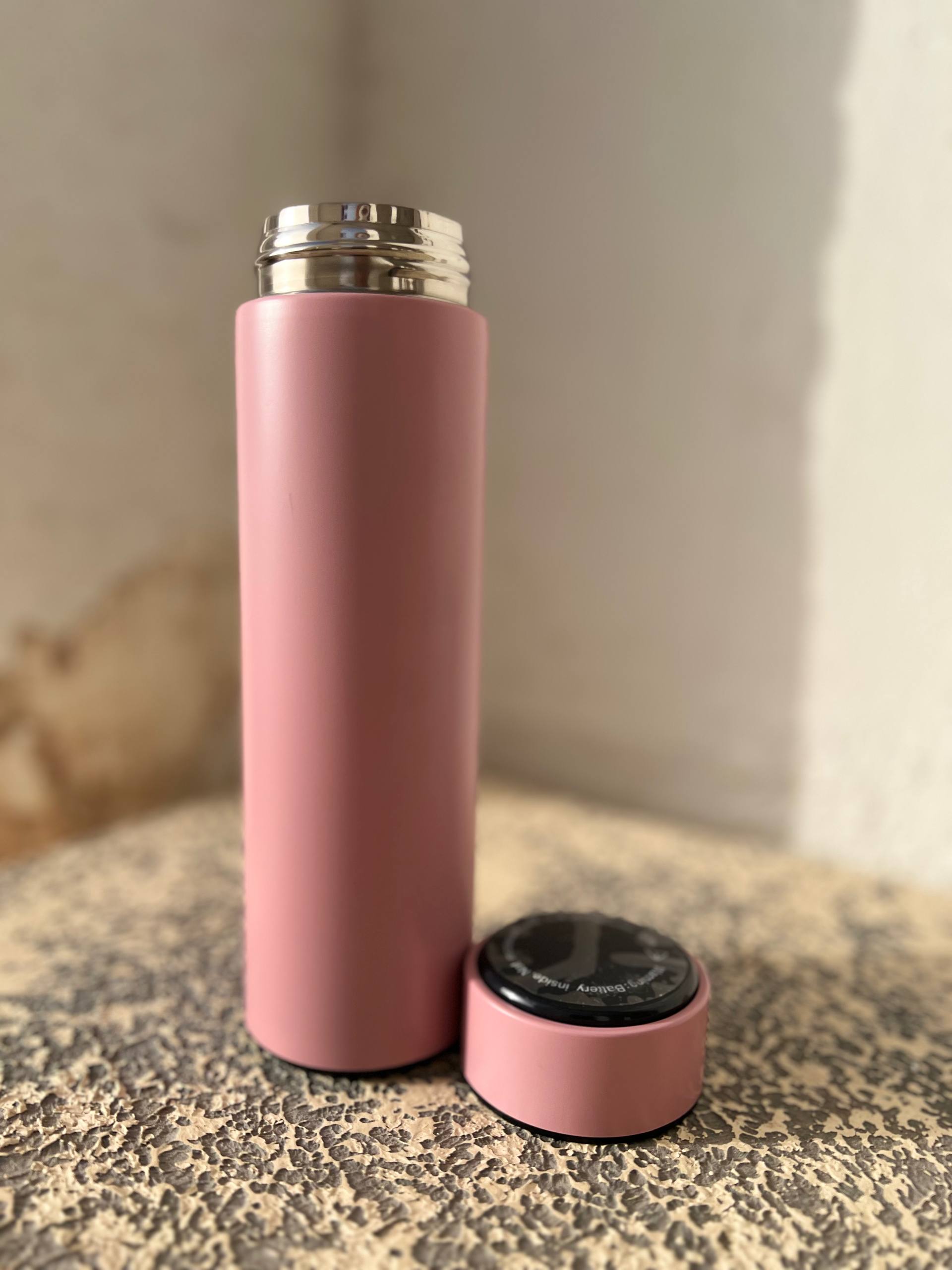 Personalized Digital Stainless Steel Thermos  – 500 ml -Customization Options