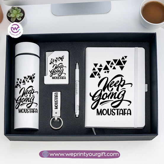 Personalized Inspirational Gift Box with Name – 5-Piece Elegant Motivation Set