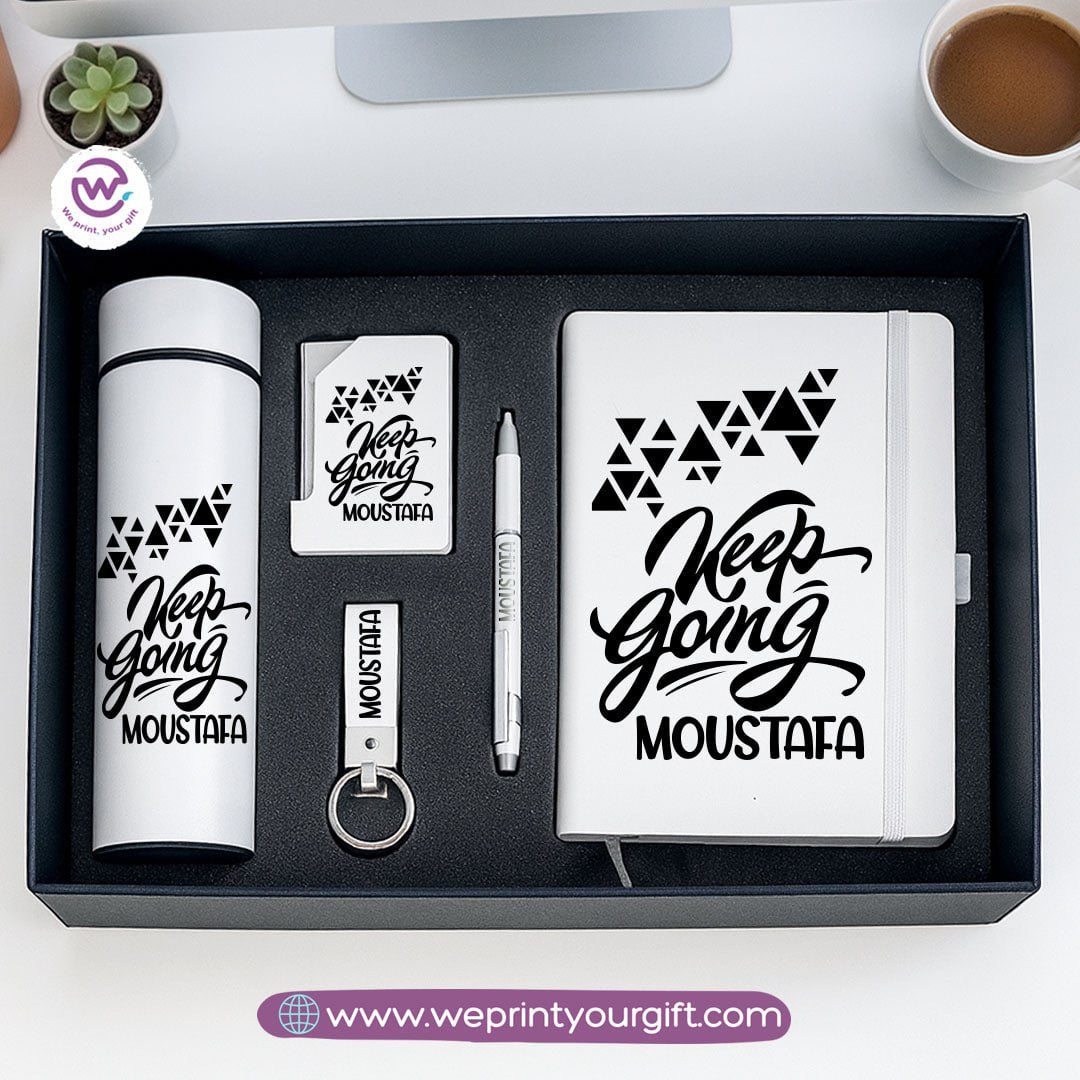 Personalized Inspirational Gift Box with Name – 5-Piece Elegant Motivation Set