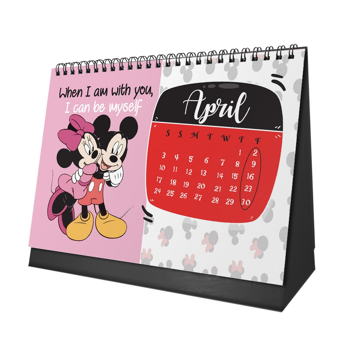 Minnie Mouse 2027 Desk Calendar – Bows, Dots & Happy Days