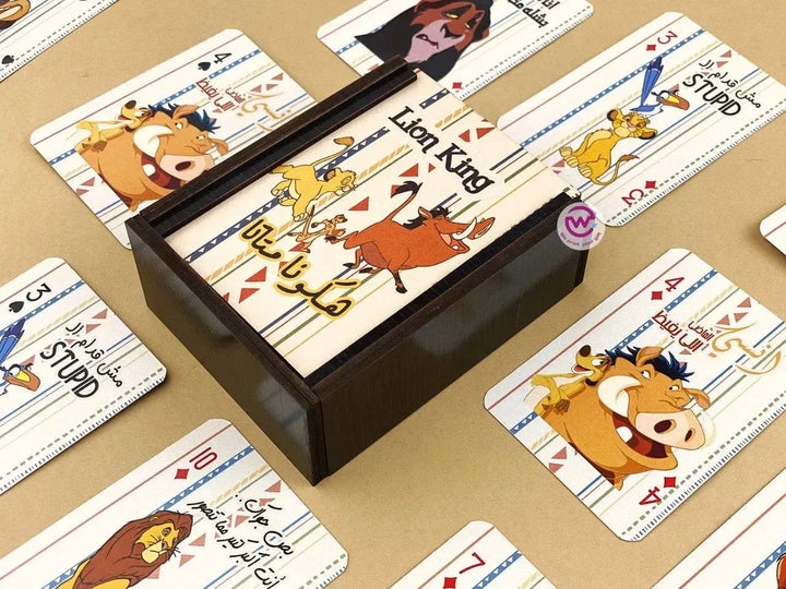 Playing Cards & UNO - Lion King - WE PRINT