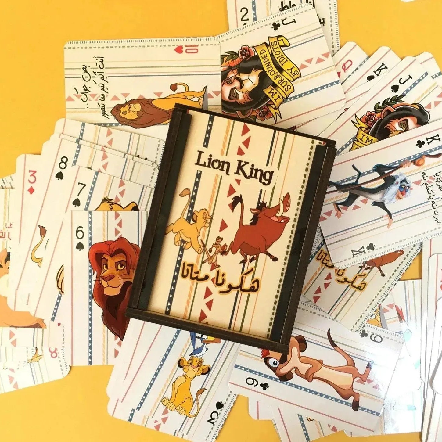 Playing Cards & UNO - Lion King - WE PRINT